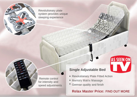 Single Adjustable Bed from Relax Master