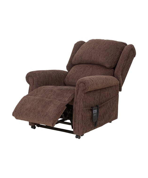 QVC Cushion Back Chair - Dark Brown