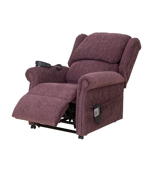 QVC Cushion Back Chair - Aubergine