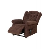 QVC Button Back Chair - Dark Brown