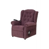 QVC Button Back Chair - Aubergine