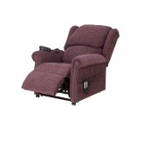 QVC Cushion Back Chair - Aubergine